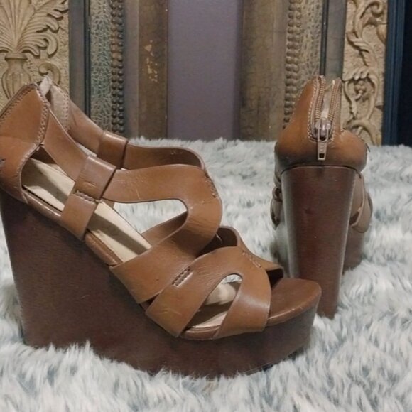 ALDO  ODILINIA WEDGE PLATFORM HEELS - Picture 3 of 3
